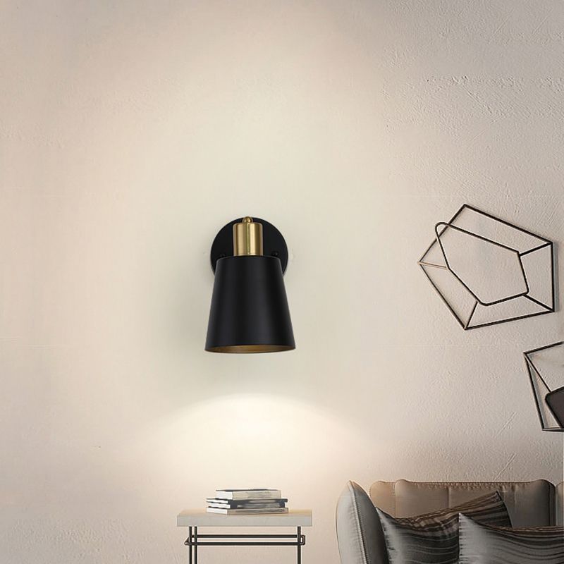 Cone Shape Metal Wall Mount Light Modern Style 1-Light Wall Light Sconce