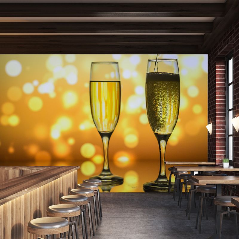 Wine Wall Mural Commercial Decoration for Bar Restaurant, Custom Size Available