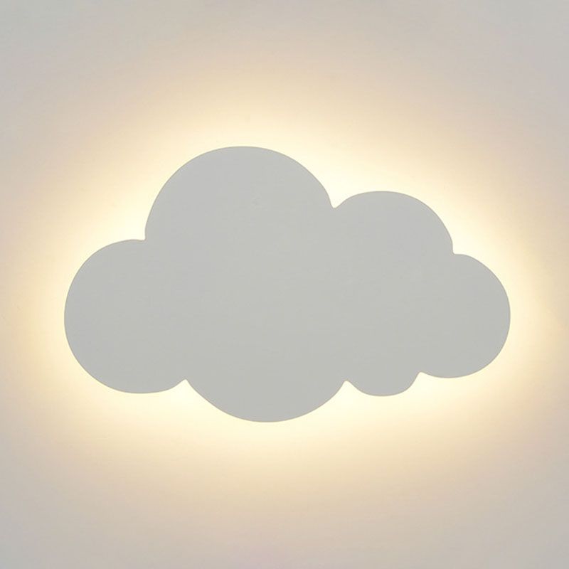 Cloud Metal Wall Sconce Lighting Minimalist Style LED Wall Lighting Fixture for Bedroom