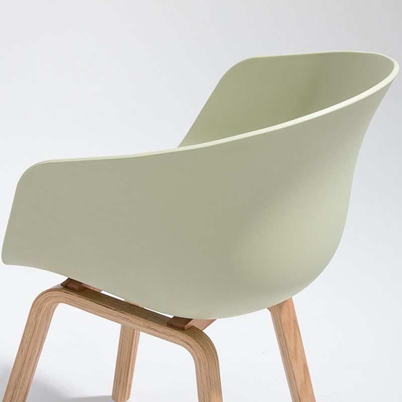 Design minimalista sedia da pranzo in plastica in plastica sedia da pranzo solido