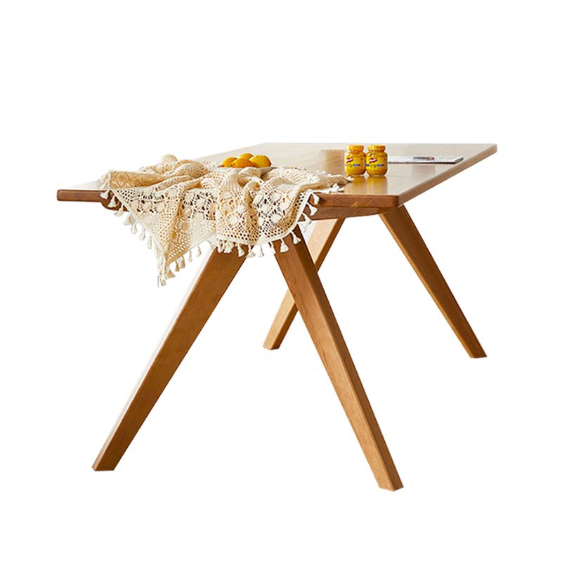 Modern Rectangle Wood Dining Table 1/5/7 Pieces Dining Set for Dining Room