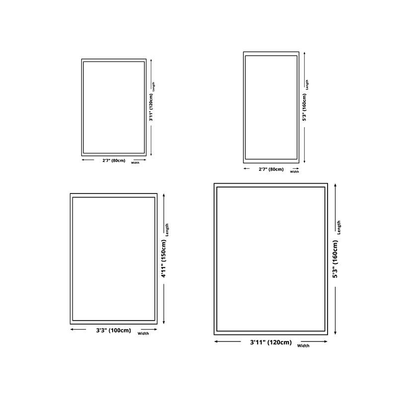 Light Grey Modern Rug Polyester Line Rug Stain Resistant Rug for Living Room