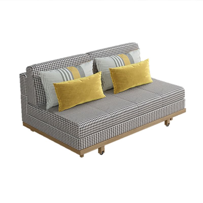 Contemporary Armless Futon Sleeper Sofa Gray Futon Sleeper Sofa Bed