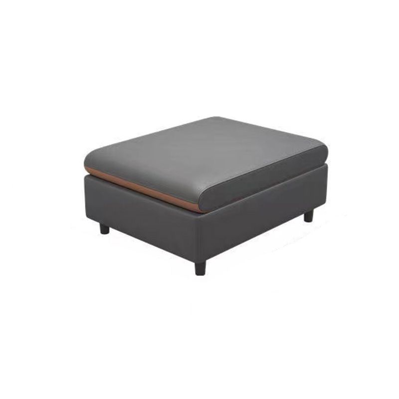 Fabric Straight Arm Sofa 102.36"D x 68.9"W x 29.53"H Cushion Back Sectionals with Storage