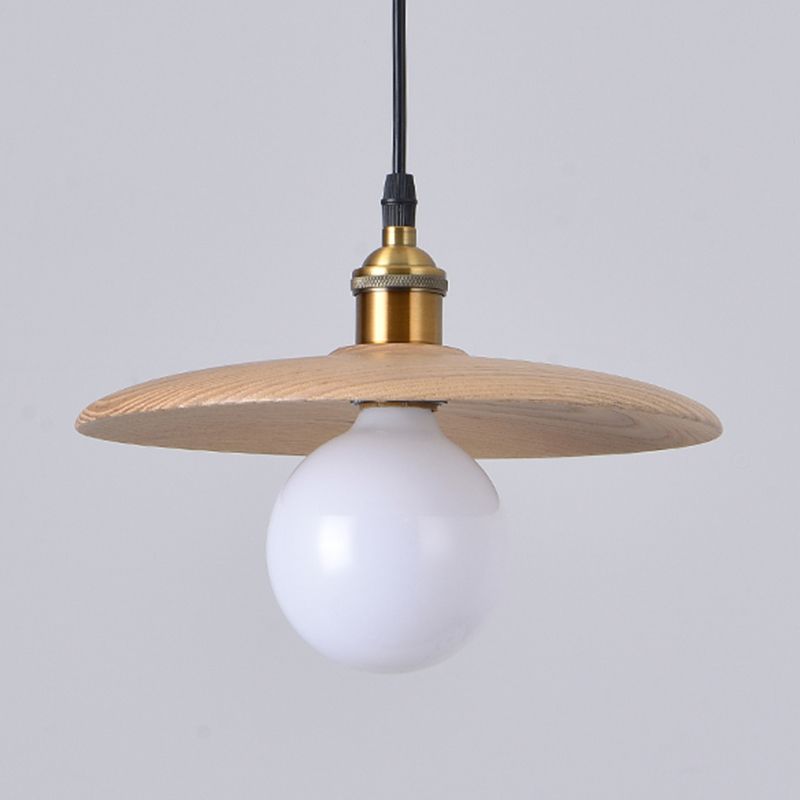 Simplicity Wooden Hanging Light Modern Pendant Lighting Fixture for Sitting Room