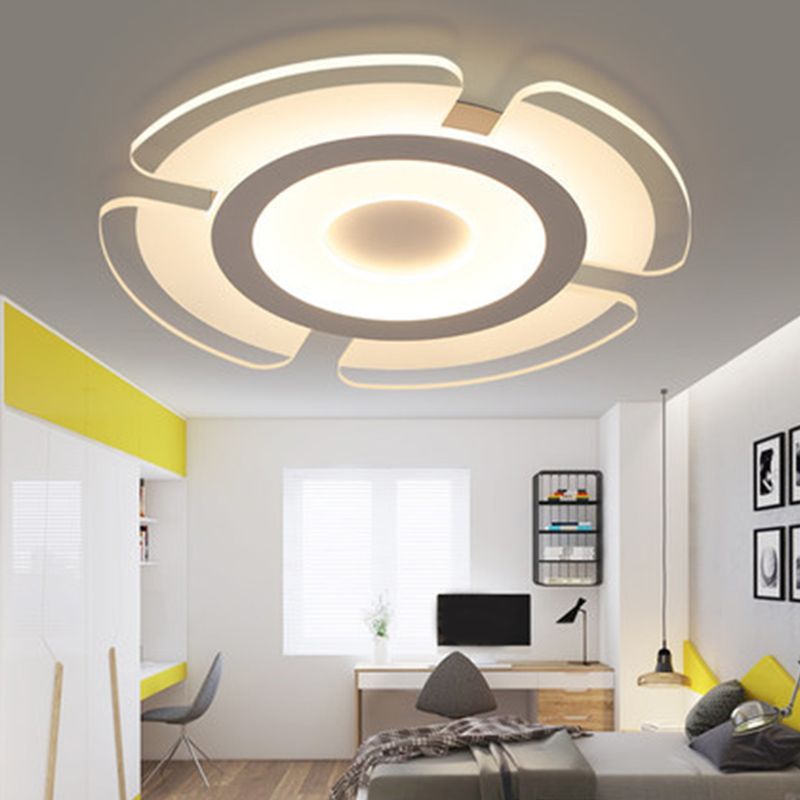 Simplicidad contemporánea LED TECHINE TODO ACRYLIC SHADE CREATIVO FIJA DE ILUMBACIÓN DE MONTAJE DE MONTAJE DE MONTAJE