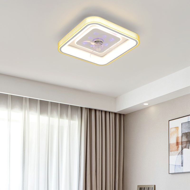 Acryl -geometrische Formlüftungslampe zeitgenössische LED -LED -Deckenleuchte