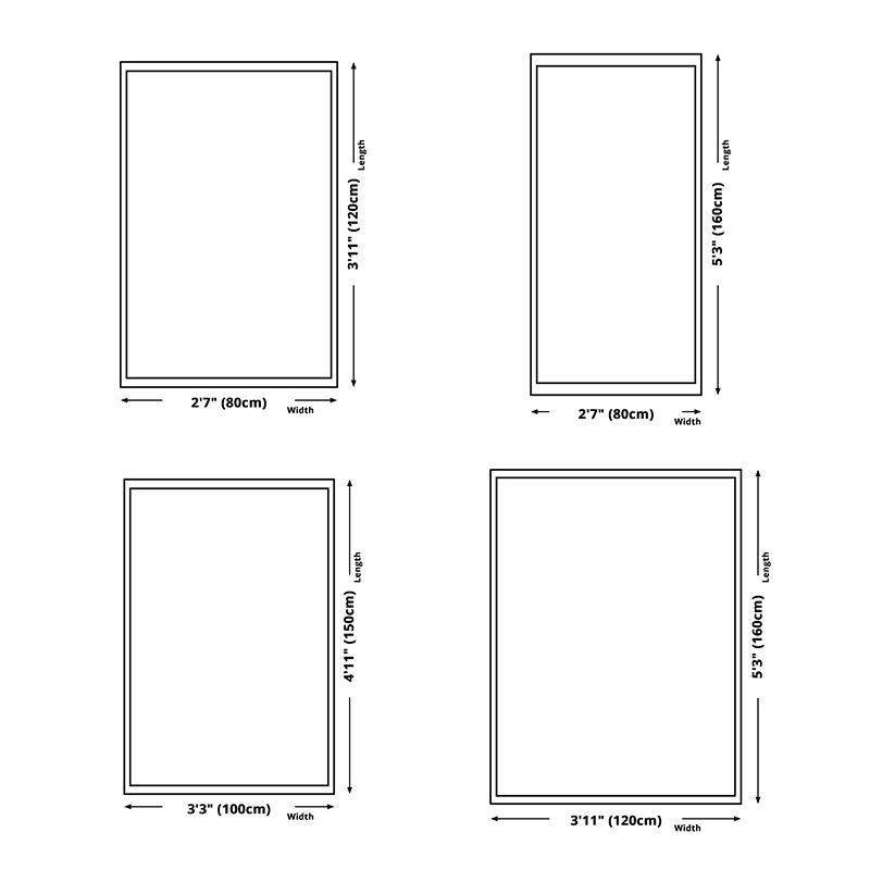 Black Modern Carpet Polyester Elephant Carpet Washable Carpet for Living Room