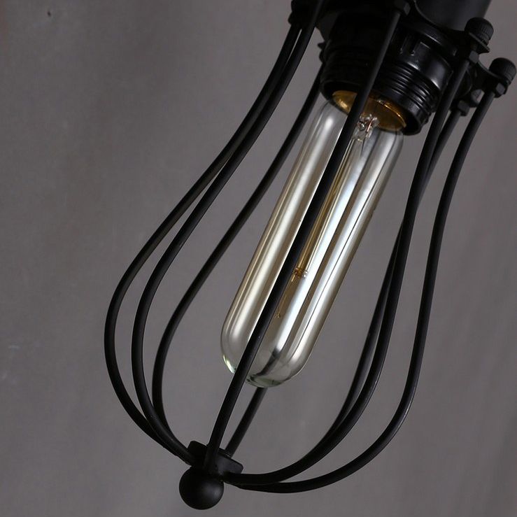 Industrial Iron Wall Lighting Ideas Geometry Shape Wall Sconce Lighting for Living Room