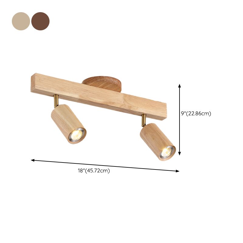 Solid Brass Ceiling Track Light Multi - Head Adjustable Ceiling Spotlight