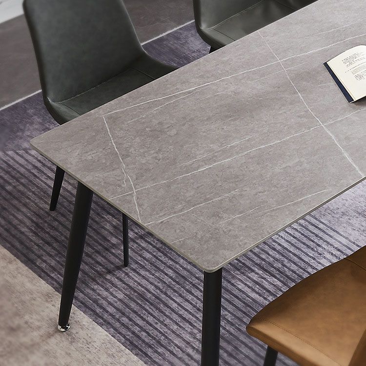 Modern 1/2/4/5/7 Pieces Dining Set Rectangle Stone Dining Table for Kitchen