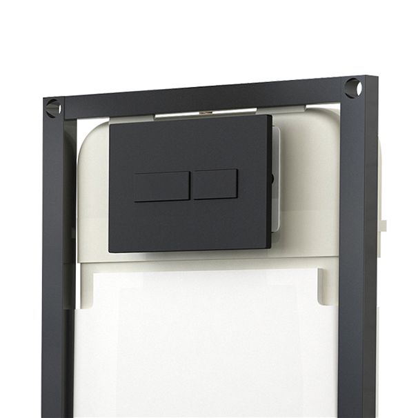 Wall Mount All-In-One Toilet Bowl Porcelain Contemporary Flush Toilet