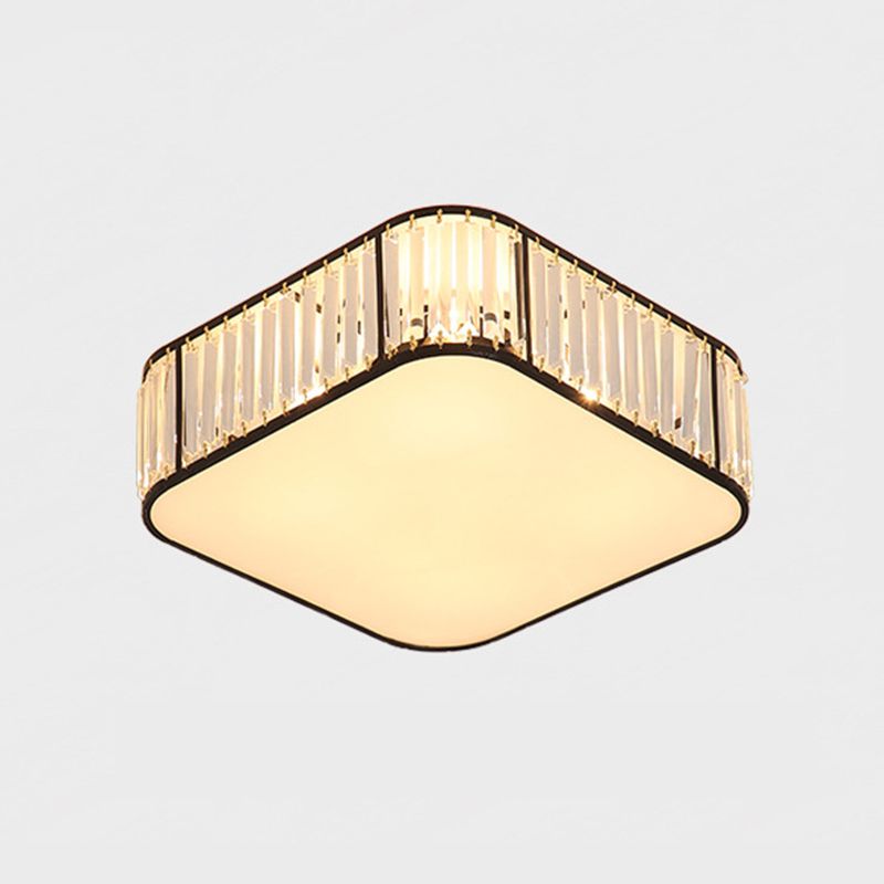 Modern Home Decor 5 Head E27 Flush Crystal Ceiling Lights for Sitting Room