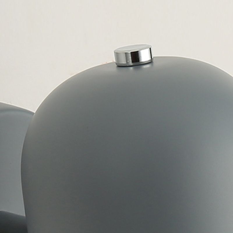 Macaron Dome Shade Wall Sconce Iron 1 Light Sconces for Bedroom