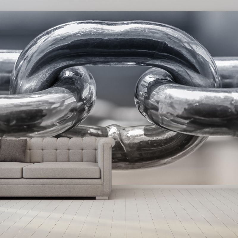 Customized Horizontal Photography Metal Mural Eco-friendly Wallpaper for Home Decor