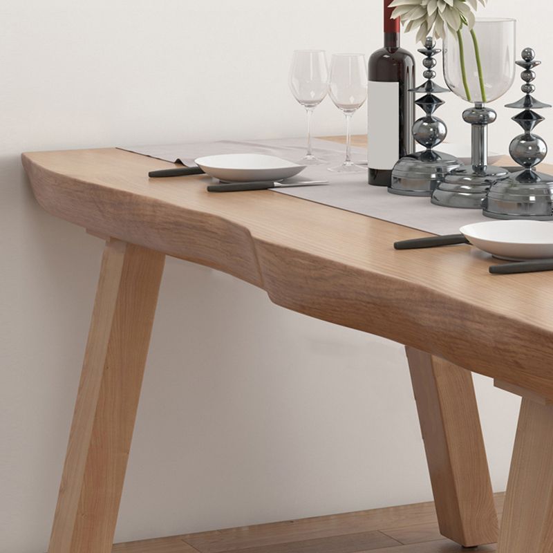 Modern 1/5/6 Pieces Dining Set Rectangle Pine Wood Dining Table for Kitchen