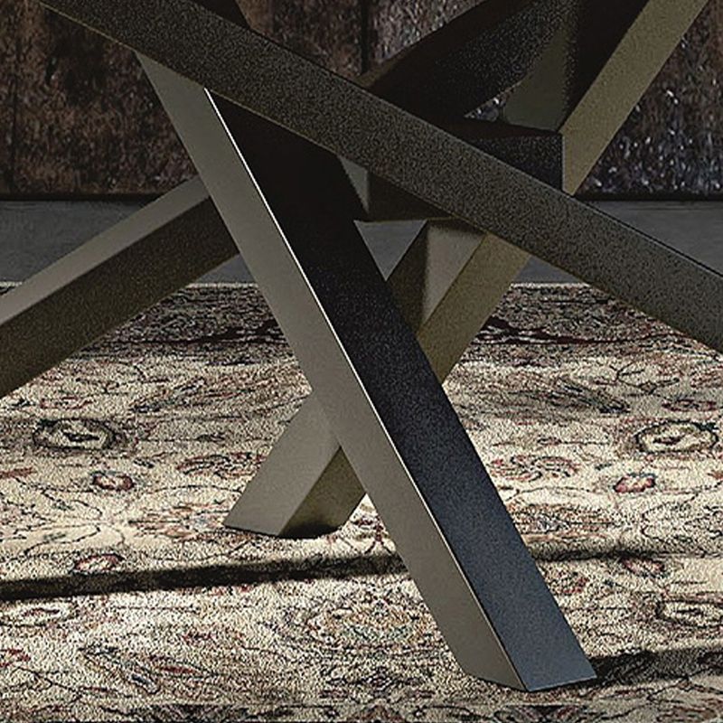 Modern Brown in Pine Dining Table Rectangle Dining Table for Kitchen