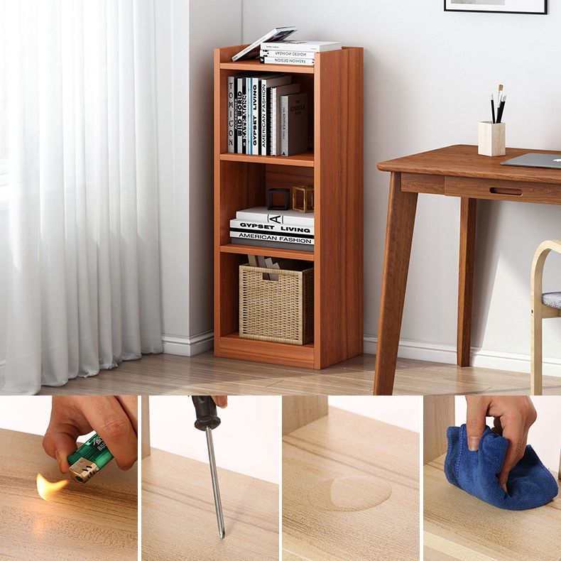 Wooden Bookcase Modern Home Living Room Study Corner Bookshelf