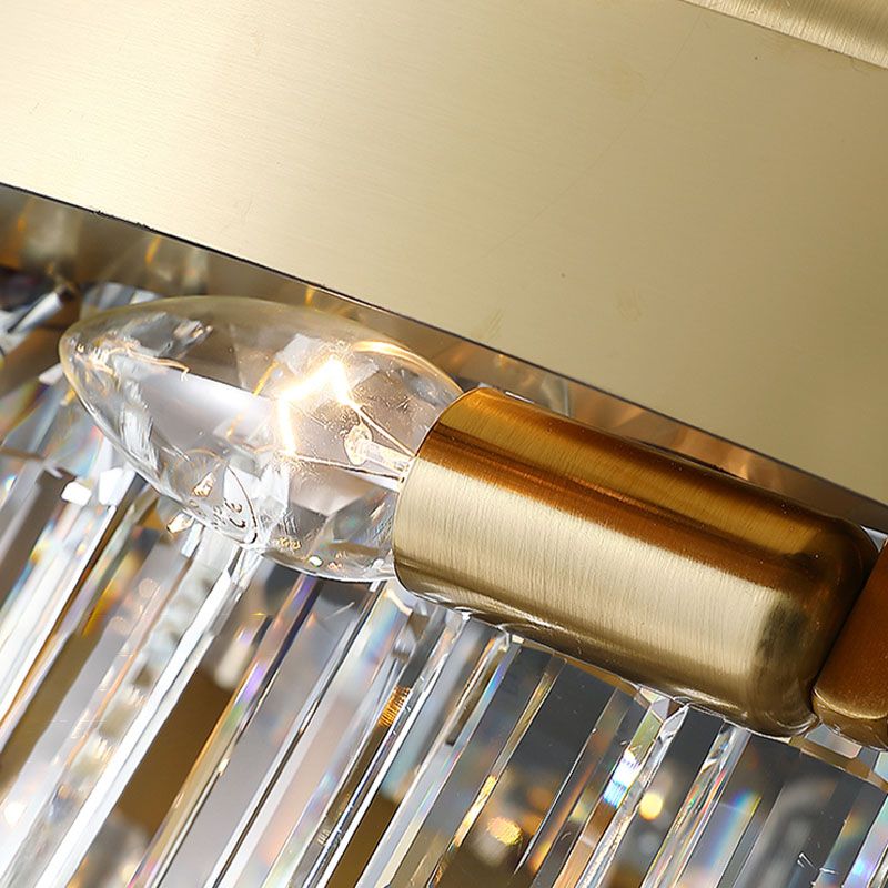 Post Modern in stile Crystal Island Light Gold Simplicity Hanging Light per sala da pranzo