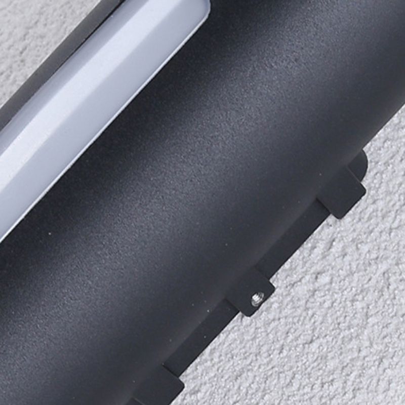 Cylinder Aluminum Wall Light Minimalism 2-light Wall Sconce for Hallway