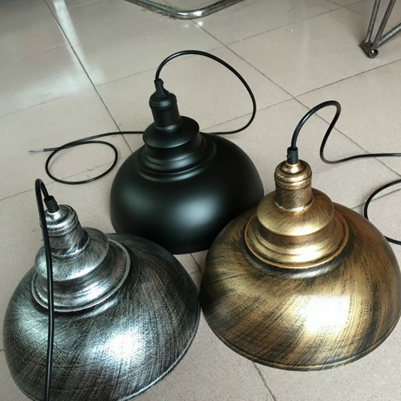 Industrial Barn Commercial Pendant Lighting Metal 1 Light Pendant Light Kit for Dinning Room