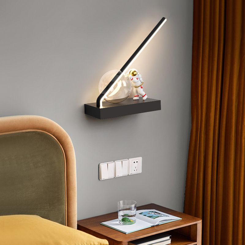 Prontofondo per bambini Sconcetto Creative Astronauta LED Monte Montaggio Luce