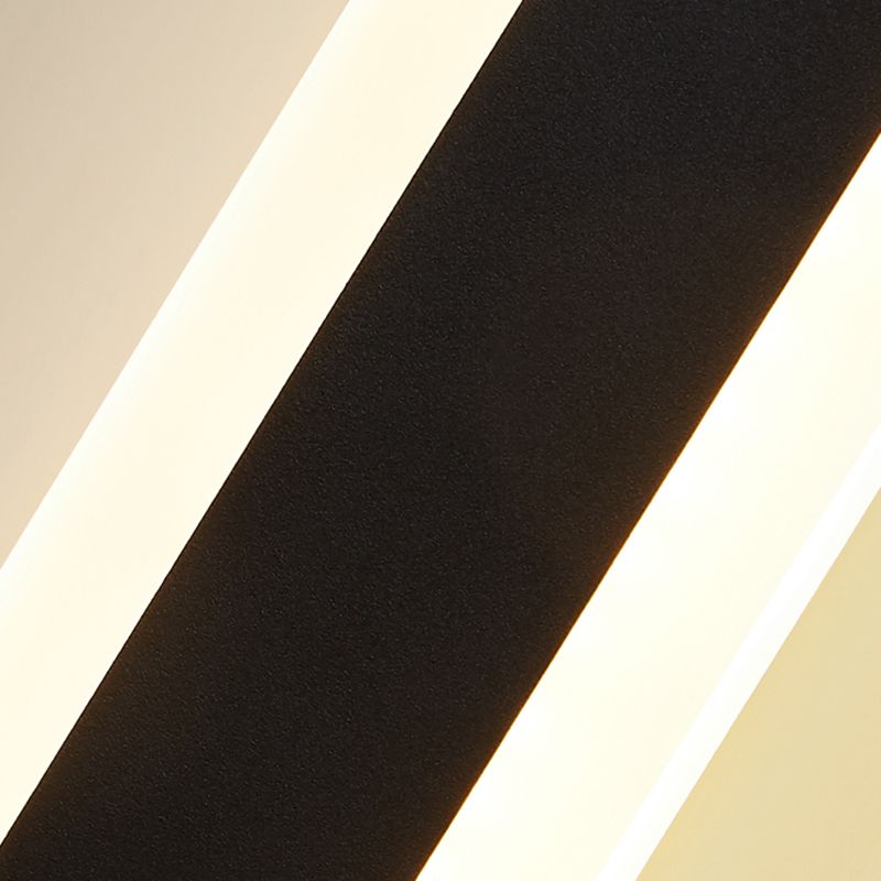 Single Light Linear Shape Wall Lighting Modern Style Metal Wall Lighting Fixtures