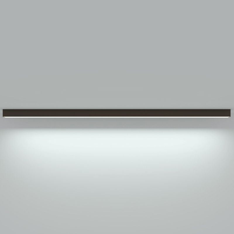 Lineaire inbouwverlichting Eenvoud Metaal zwarte afwerking Inbouw LED-licht voor slaapkamer