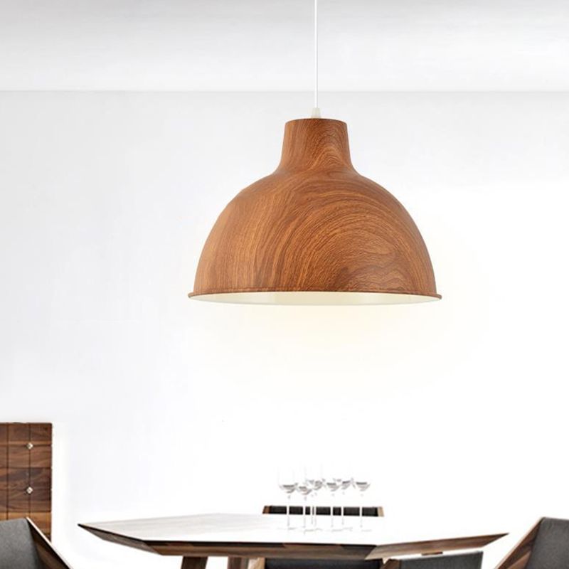 Bowl Shape Hanging Lighting Modern Style Metal 1 Light Sconce Lamp for Home Stay