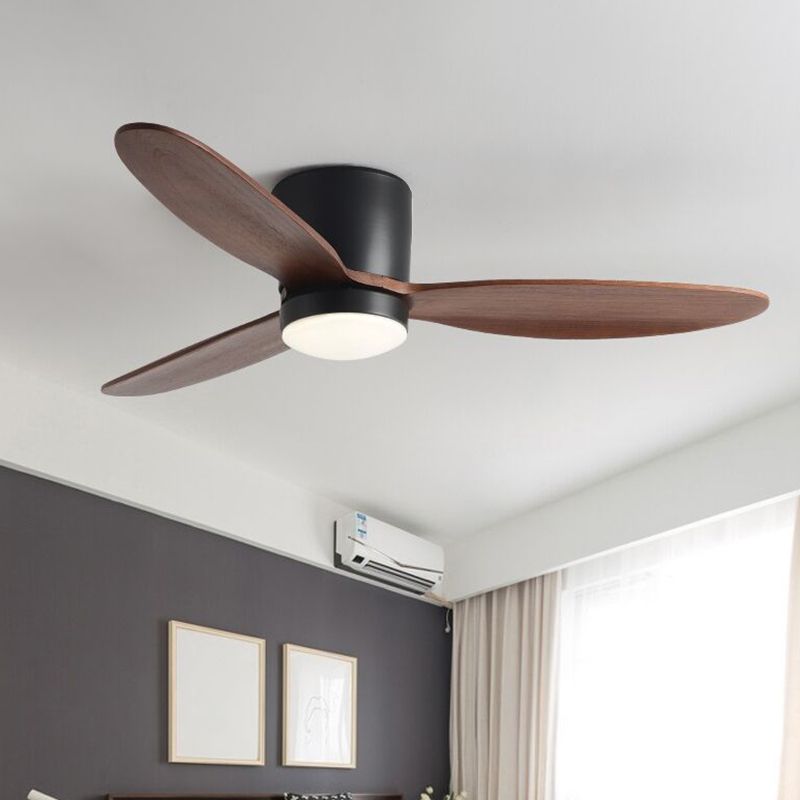 Contemporary Ceiling Fan Light Fixture Minimalist Ceiling Flush Mount for Bedroom