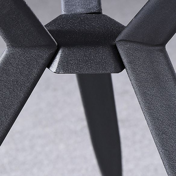 Modern Style Sintered Stone Dining Set with Round Shape Dinette Set with 3 Legs Base