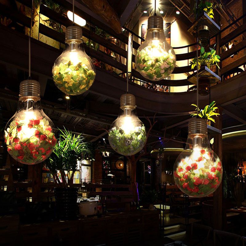 Moderne Kronleuchter -Anhänger -Glühbirnenform -Anlagen -Hängelampe (Dekorationen werden zufällig versendet)