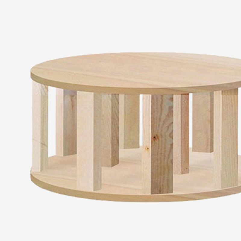 Modern Leather Pouf Water Resistant Round Pouf for Home Decor