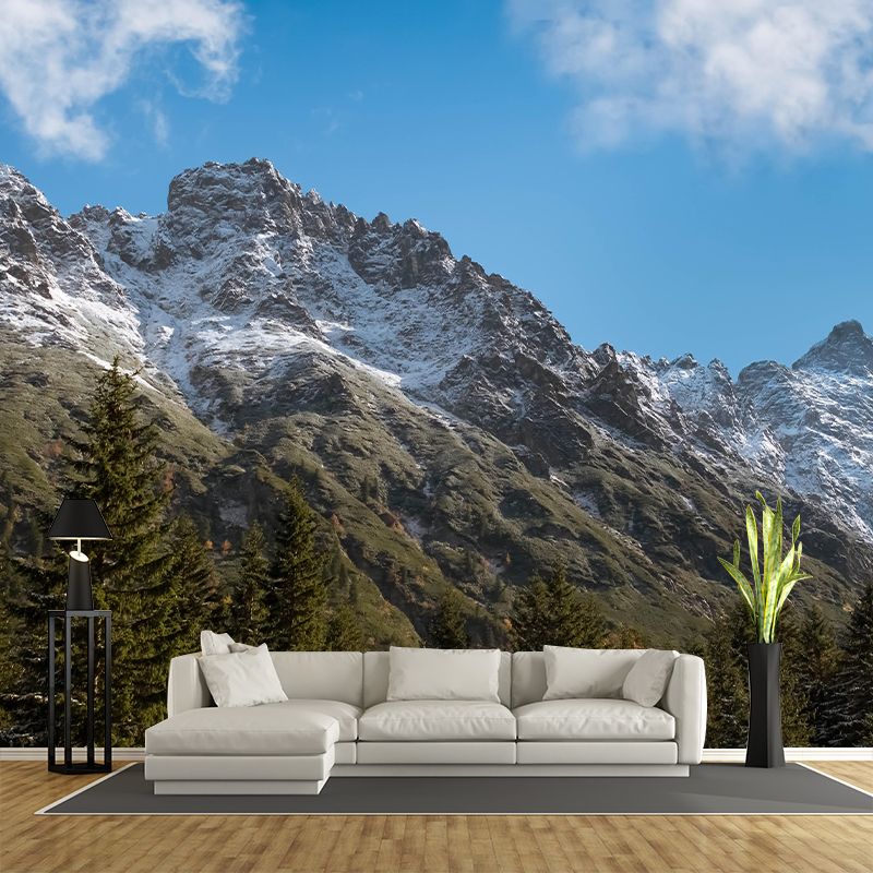 Customized Mountain Landscapes Mural Eco-friendly Wallpaper for Room
