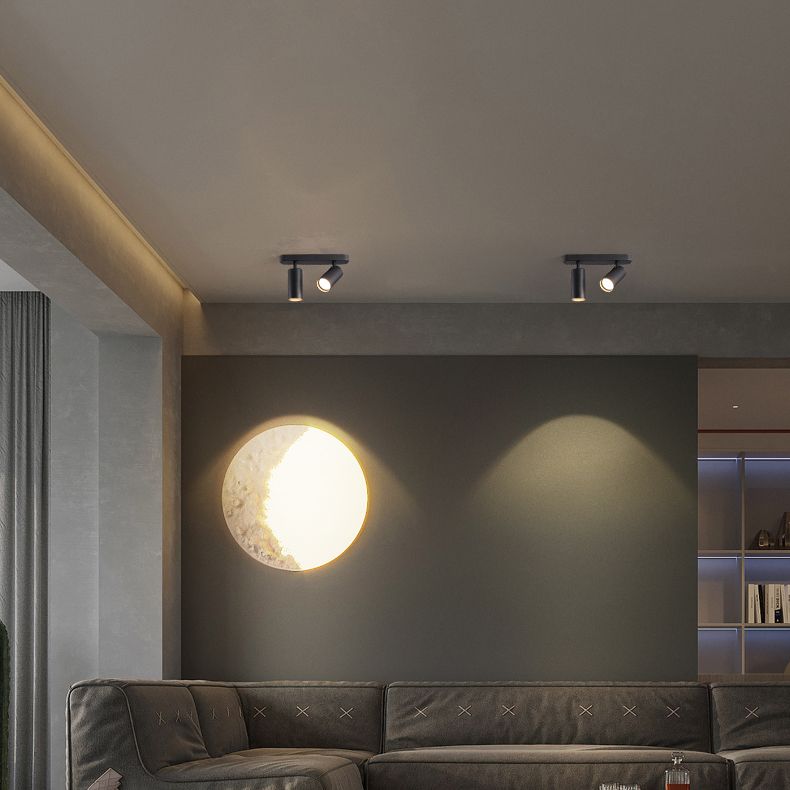 Nordic Style Ceiling Light Cylinder Shape Ceiling Lamp with Aluminum Shade for Bedroom