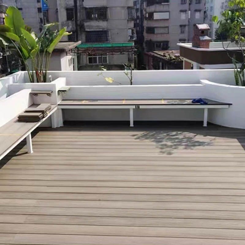 Composite Deck Plank Interlocking Patio Flooring Tiles with Slip Resistant