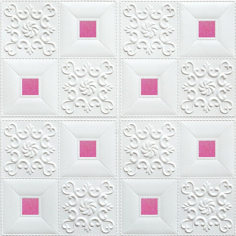 Modern Wall Paneling Foam 3D Embossed Peel and Stick Wall Panel