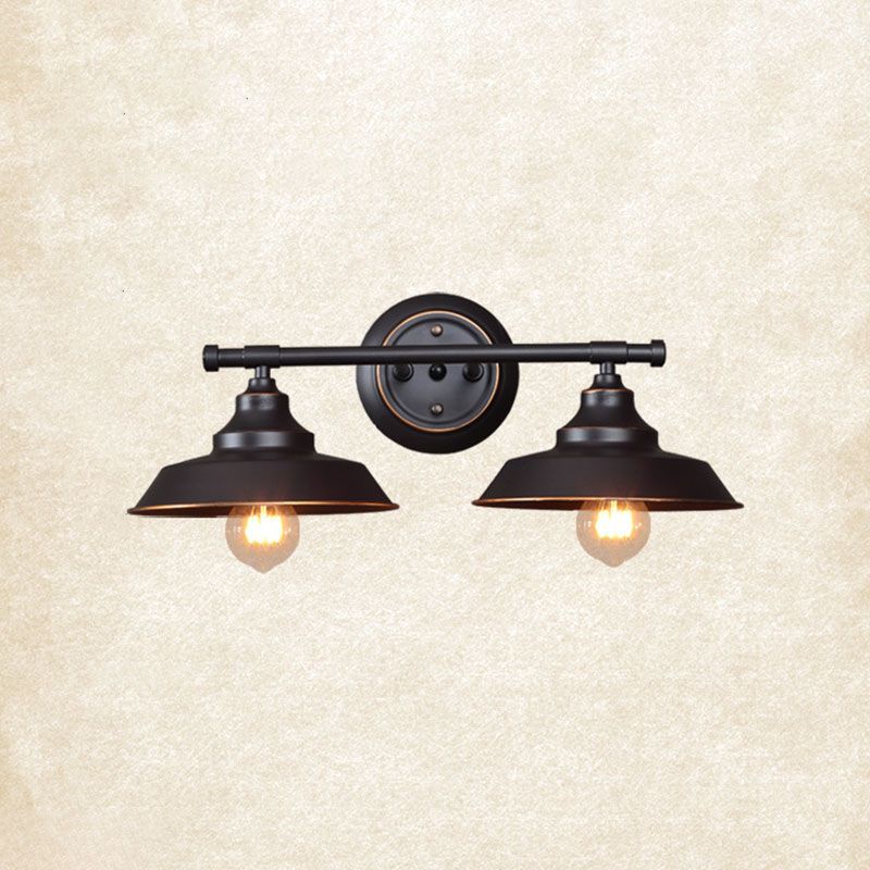 Prontoni con pareti da parete del fienile per espresso in stile da parete in ferro battuto in stile retrò industriale per bagno