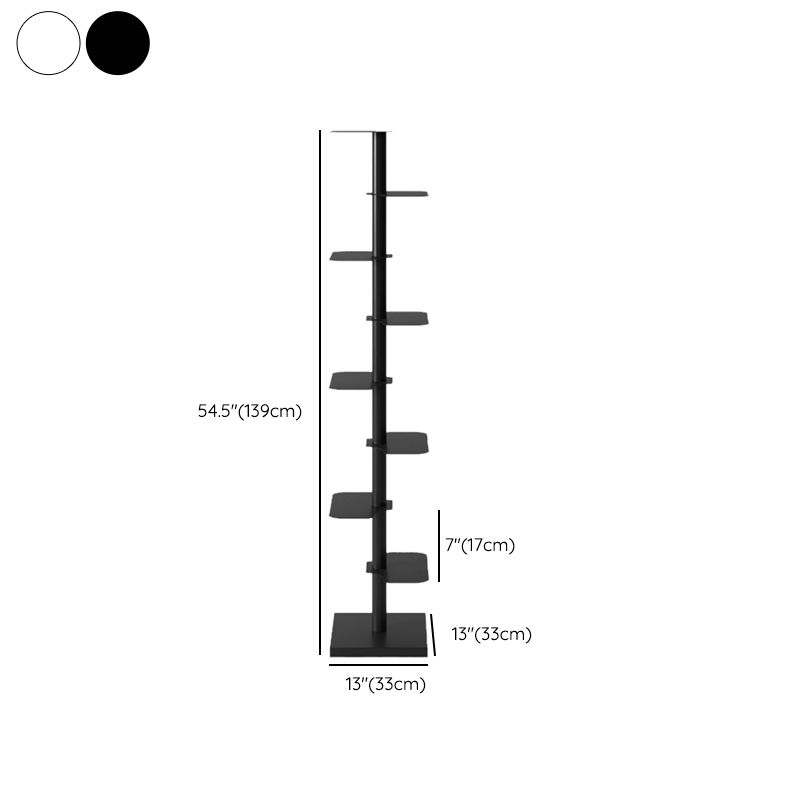 12" Wide Contemporary Shelf Bookcase Open Shelves Included Bookcase