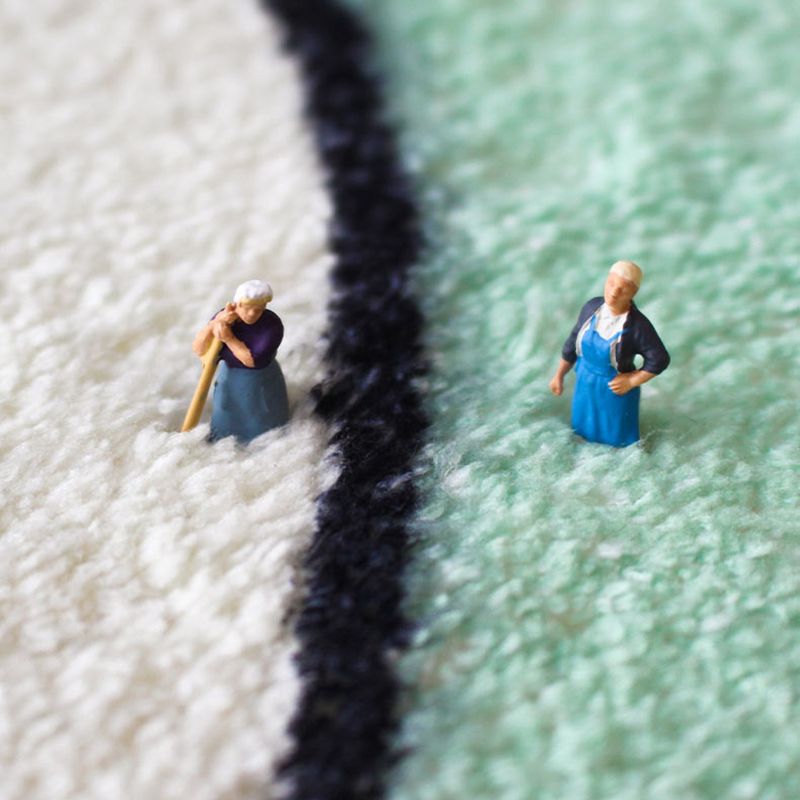 Nordic Style Light Color Rug Area Rug Stain Resistant Carpet for Living Room