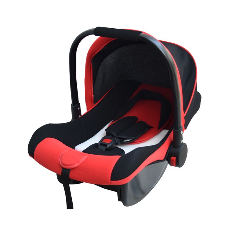 Portable Rectangle Crib Cradle Metal Moses Basket with Upholstered for Baby
