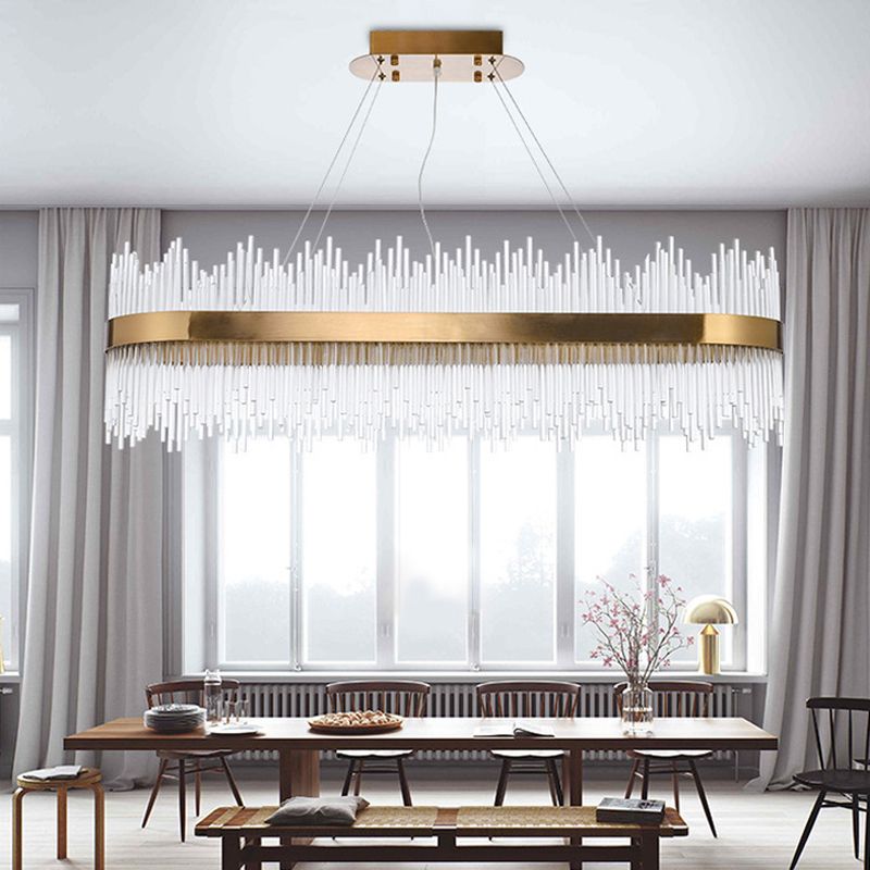 Moderna isla Pense de iluminación de cristal Restaurante Luz de restaurante Luz interior