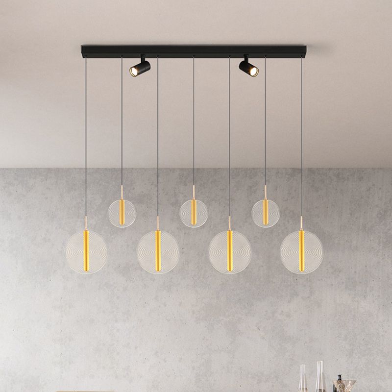 Unique Shape Island Lights Modern Style Metal Pendant Light Fixtures