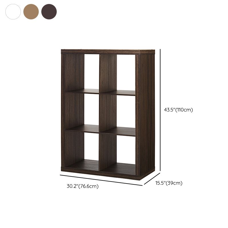 Modern Engineered Wood Bookshelf Standard Open Back Bookcase (Drawers not Included)