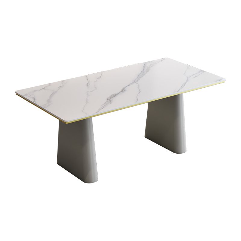 Modern Style 1/5/7 Pieces Dining Set Rectangle Stone Dining Table for Dining Room