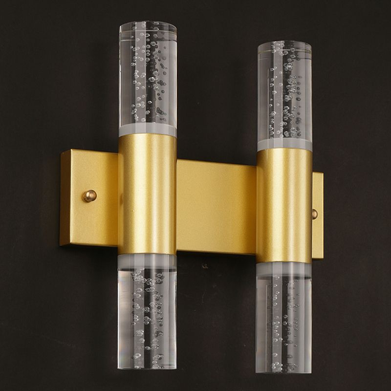 Kristallsäulenwandleuchten moderner Stil mit mehreren Lichtern Wandmontagelampen