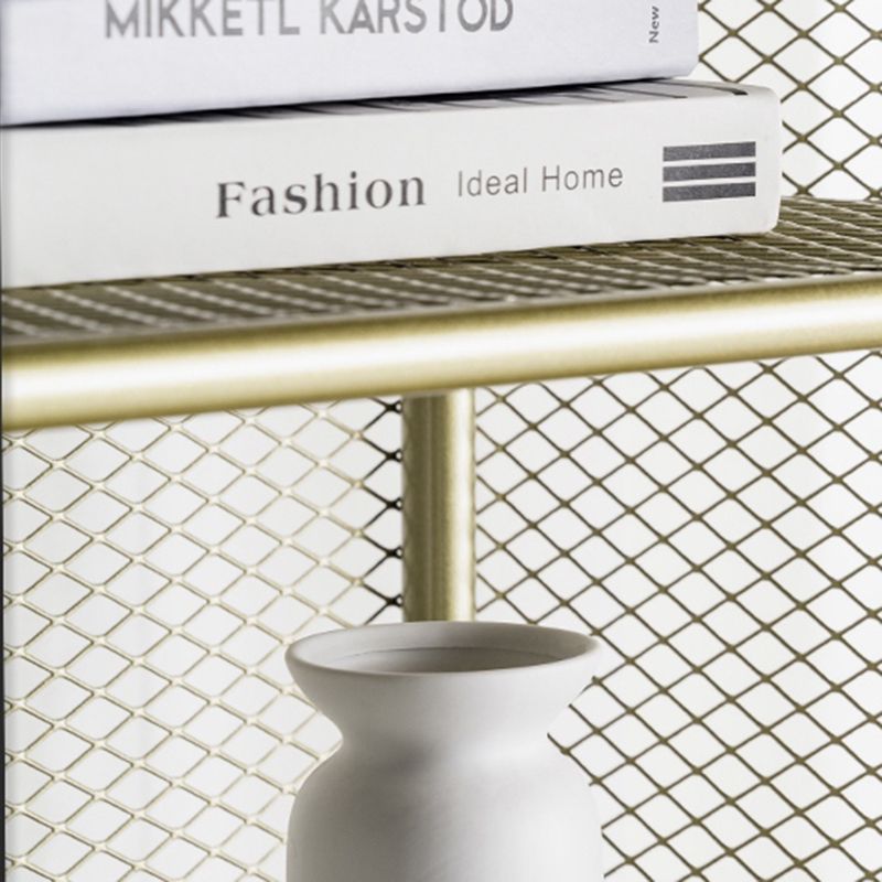 Shelves Included Bookcase Vertical Metal Bookshelf Closed Back