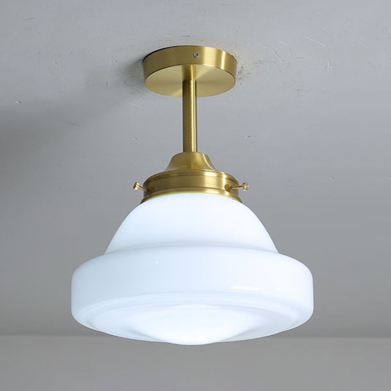 Modern Simple Metal Ceiling Light Geometry Shape Ceiling Lamp for Bedroom