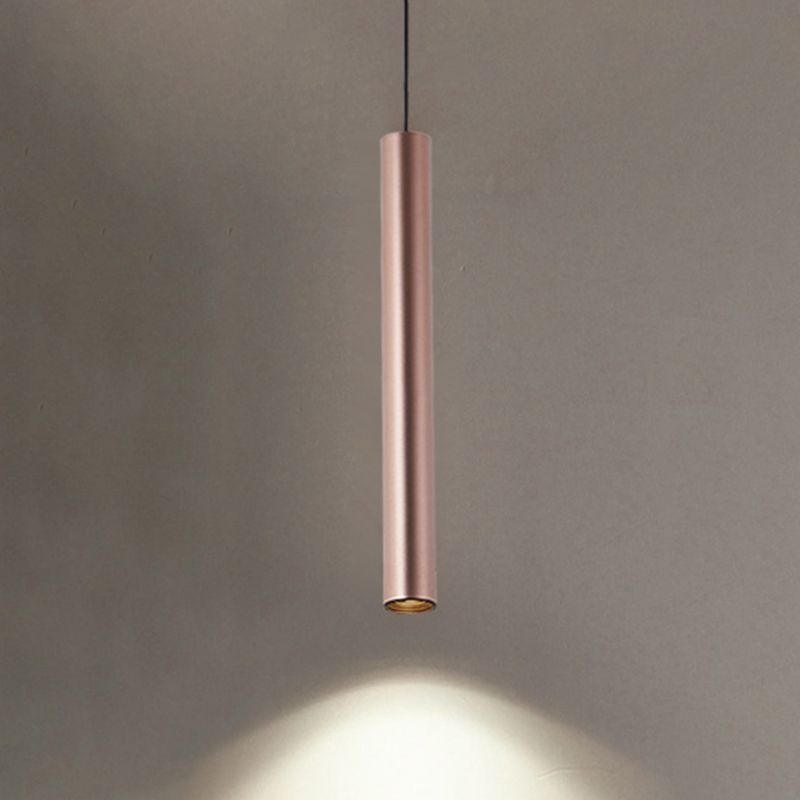 Lumière suspendue en métal avec un éclairage de pendentif de simplicité en acrylique pour la chambre