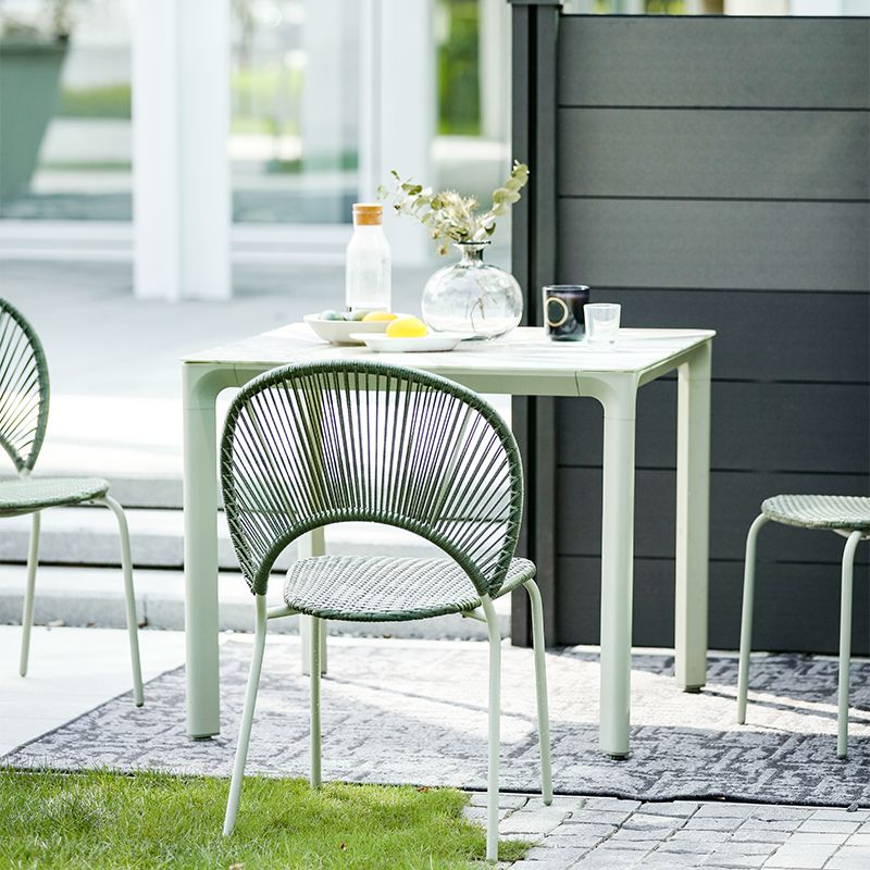 Modern Style Dining Set Glass Rectangular 1/2/3/5/7 Pieces Dining Set